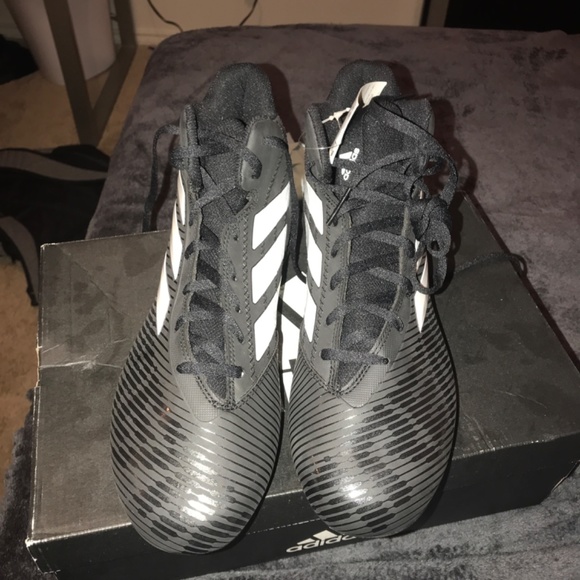 Adidas Men’s freak Mid MD Football Shoe, Black/White/Grey, 10 M US main image 6